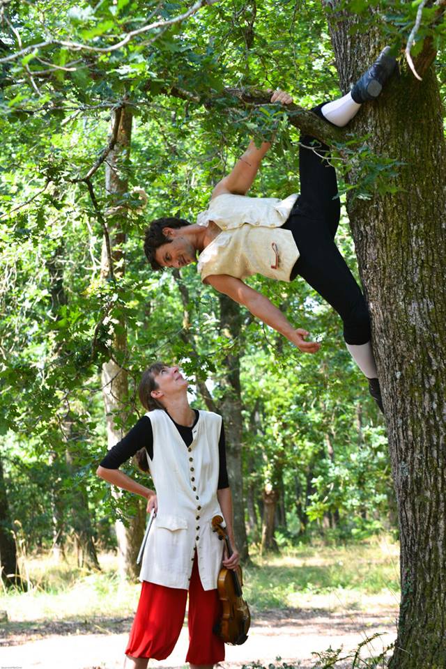 Spectacle de conte et trapèze